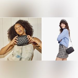 Rebecca Minkoff studded vegan leather crossbody black silver BRAND NEW sold out